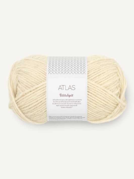 Atlas_petiteknitt_farge_1016_milk_melange_Sandnes_garn_norsk_lamull_merino