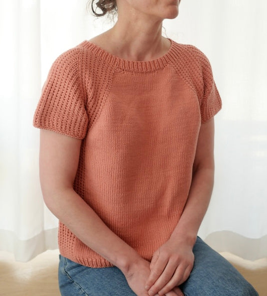 Solberg spinderi - Perleribbtopp, garnpakke, flere farger