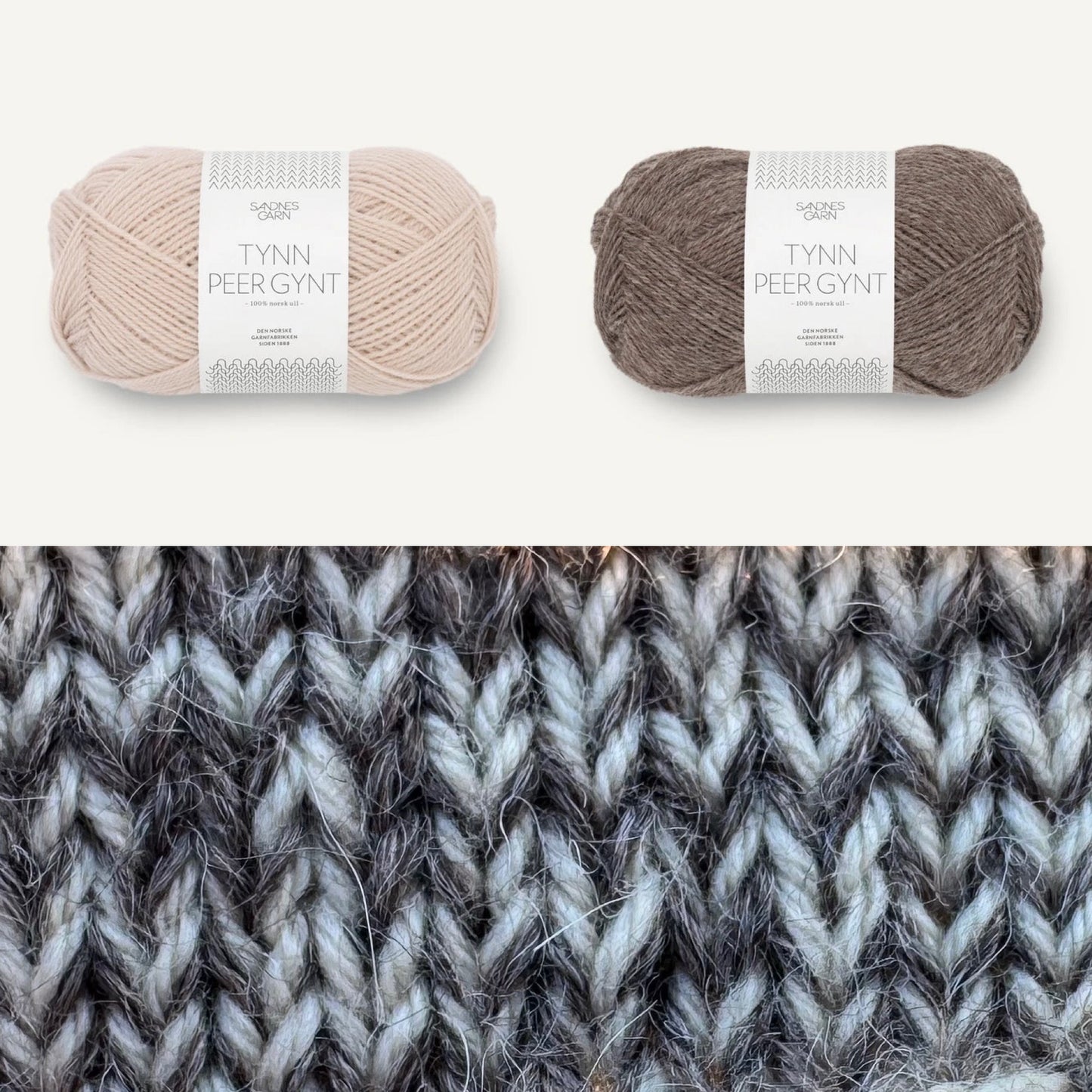 Sandnes garn - Tarjei sweater, garnpakke, Tynn Peer Gynt