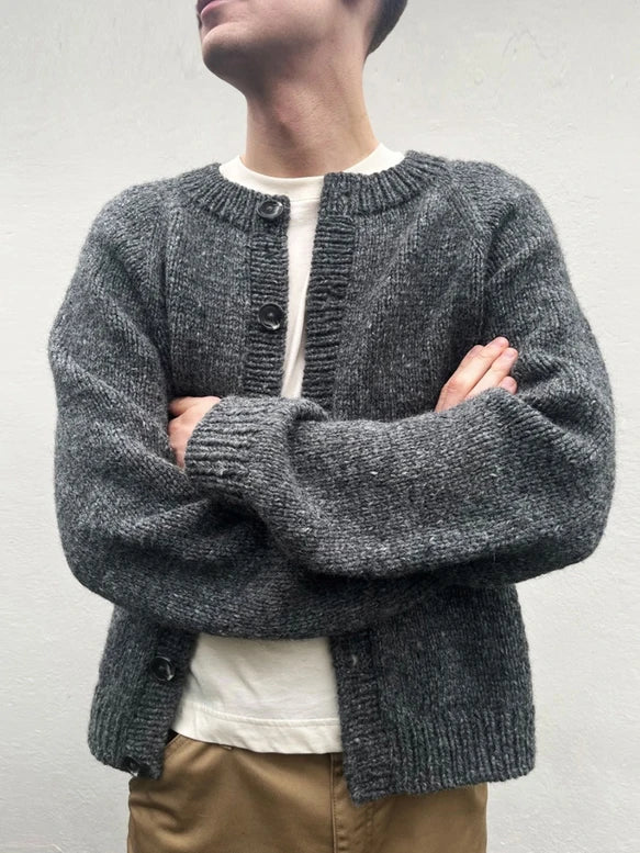 Sandnes garn - Foundationen cardigan man, oppskrift