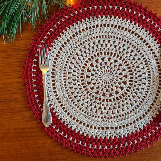 Solberg spinderi - Rund spisebrikke, oppskrift