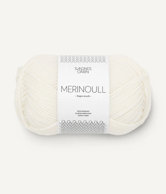 Merino merinoull Sandnesgarn hvit 1001