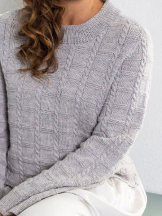 Solberg spinderi - Tynn fletterutegenser, garnpakke