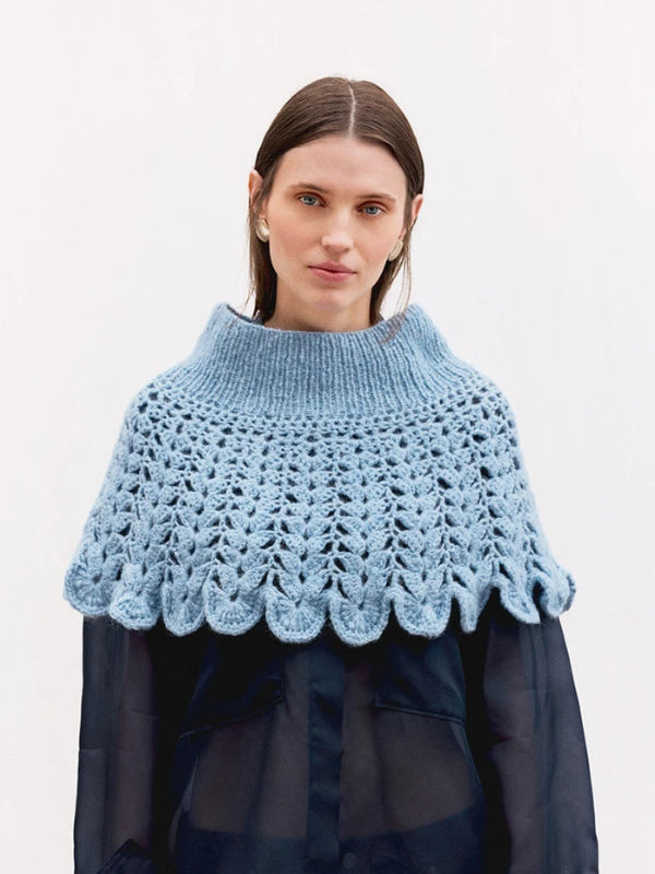 Sandnes Garn Poncho oppskrift