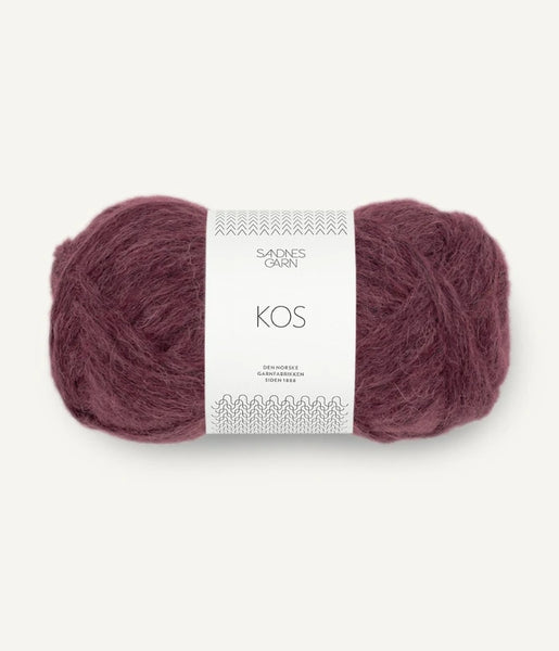Sandnes garn, Kos farge 4372 dyp burgunder
