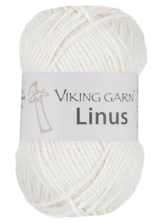 Viking garn Linus farge 102 naturhvit