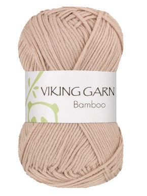 Bamboo 607 beige, viking garn