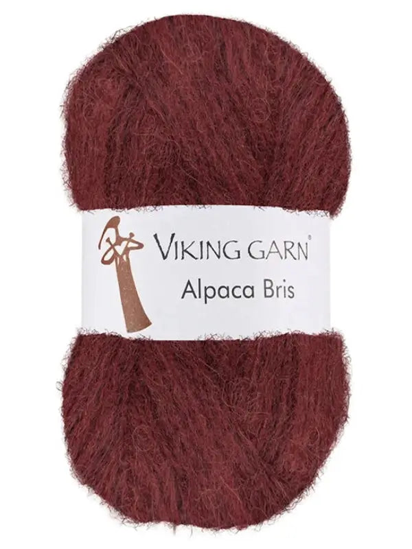 Alpaca Bris farge burgunder 354