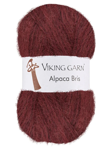 Alpaca Bris farge burgunder 354