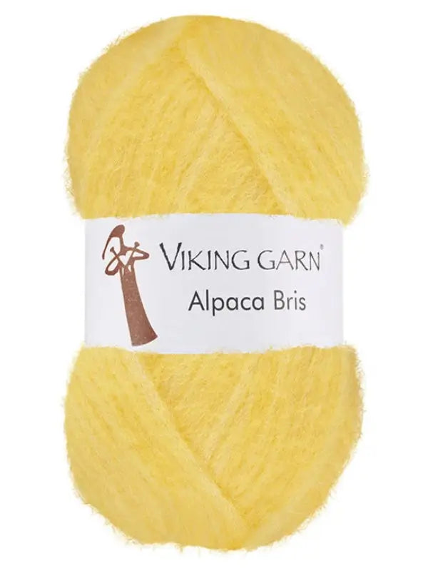 Alpaca Bris farge lys gul 340