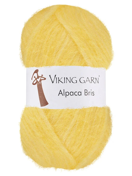 Alpaca Bris farge lys gul 340