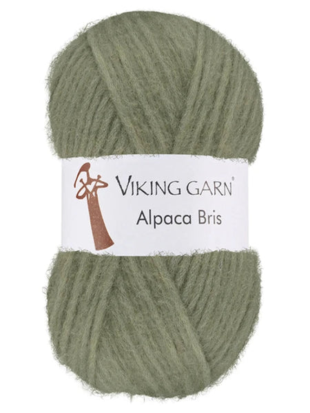 Alpaca Bris farge mosegrønn 334