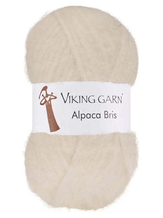 Alpaca Bris farge naturhvit 302