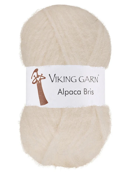 Alpaca Bris farge naturhvit 302