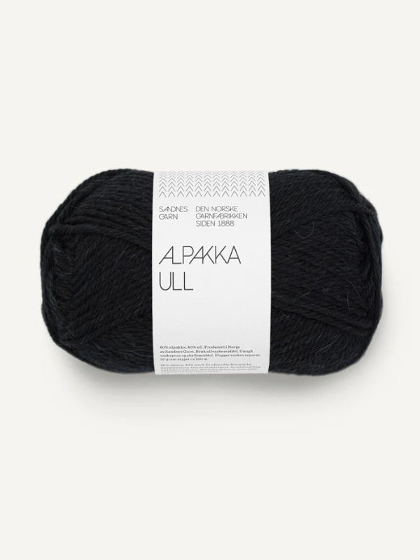Alpakka Ull Black 1099