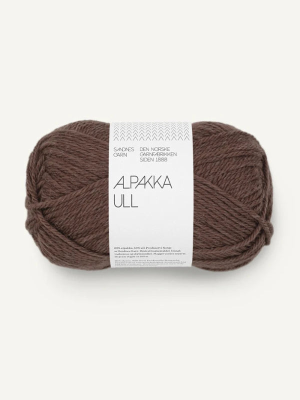 
Alpakka Ull Brown 3571