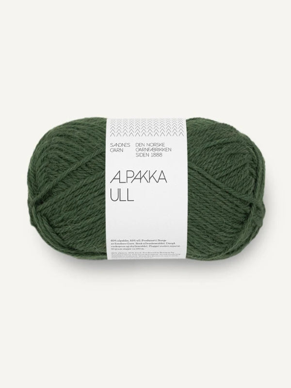 
Alpakka Ull Forest Green 8082