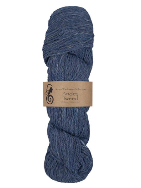 Andes tweed, farge blå 224, viking garn