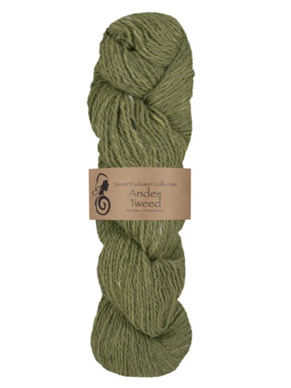 Andes tweed, farge lys grønn 232, viking garn