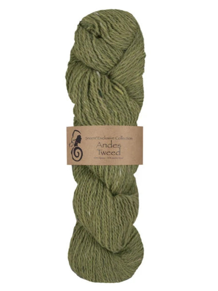 Andes tweed, farge lys grønn 232, viking garn