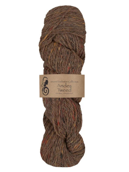 Andes tweed, farge okergul 245, viking garn