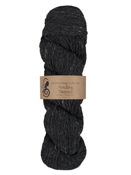 Andes tweed, farge svart 203, viking garn