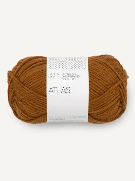Atlas farge: 2573 monk's robe, Sandnes garn, norsk lamull, merino