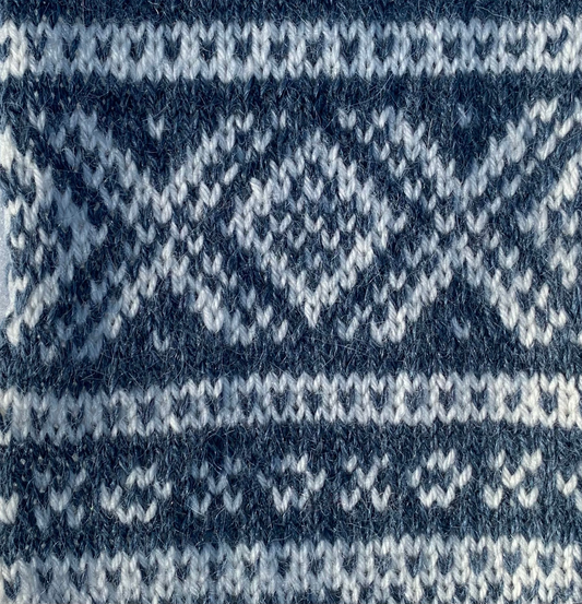 Sandnes garn - Marius herregenser - garnpakke, mørk blåmelert, smart