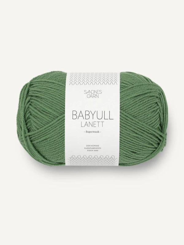 Babyull Lanett, farge grønn 8543