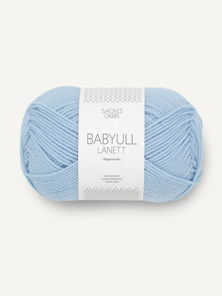Babyull Lanett, farge lys blå 5930