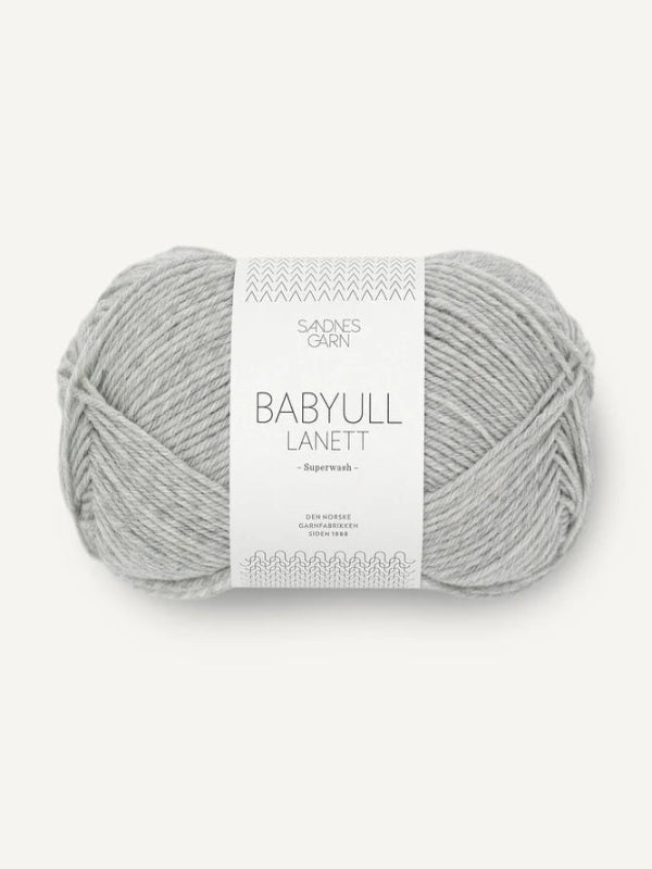 Babyull Lanett, farge lys gråmelert 1022