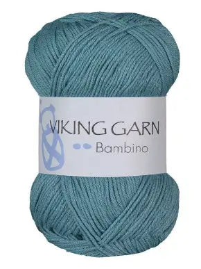Viking garn, Bambino 428, petrol