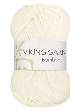Bamboo 602 naturhvit, viking garn