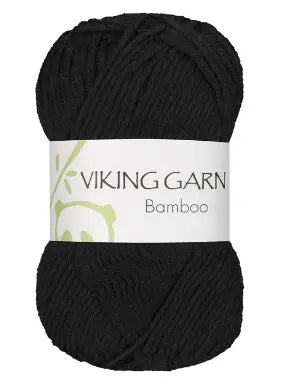 Bamboo 603 svart, viking garn