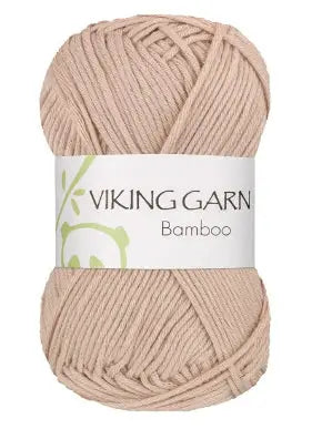 Bamboo 607 beige, viking garn