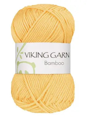 Bamboo 645 gul, viking garn