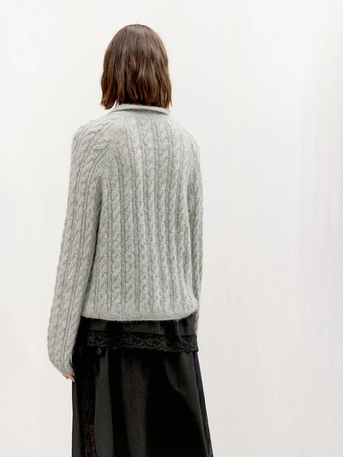 Sandnes Garn - Amber sweater | Garnpakke, lys grå