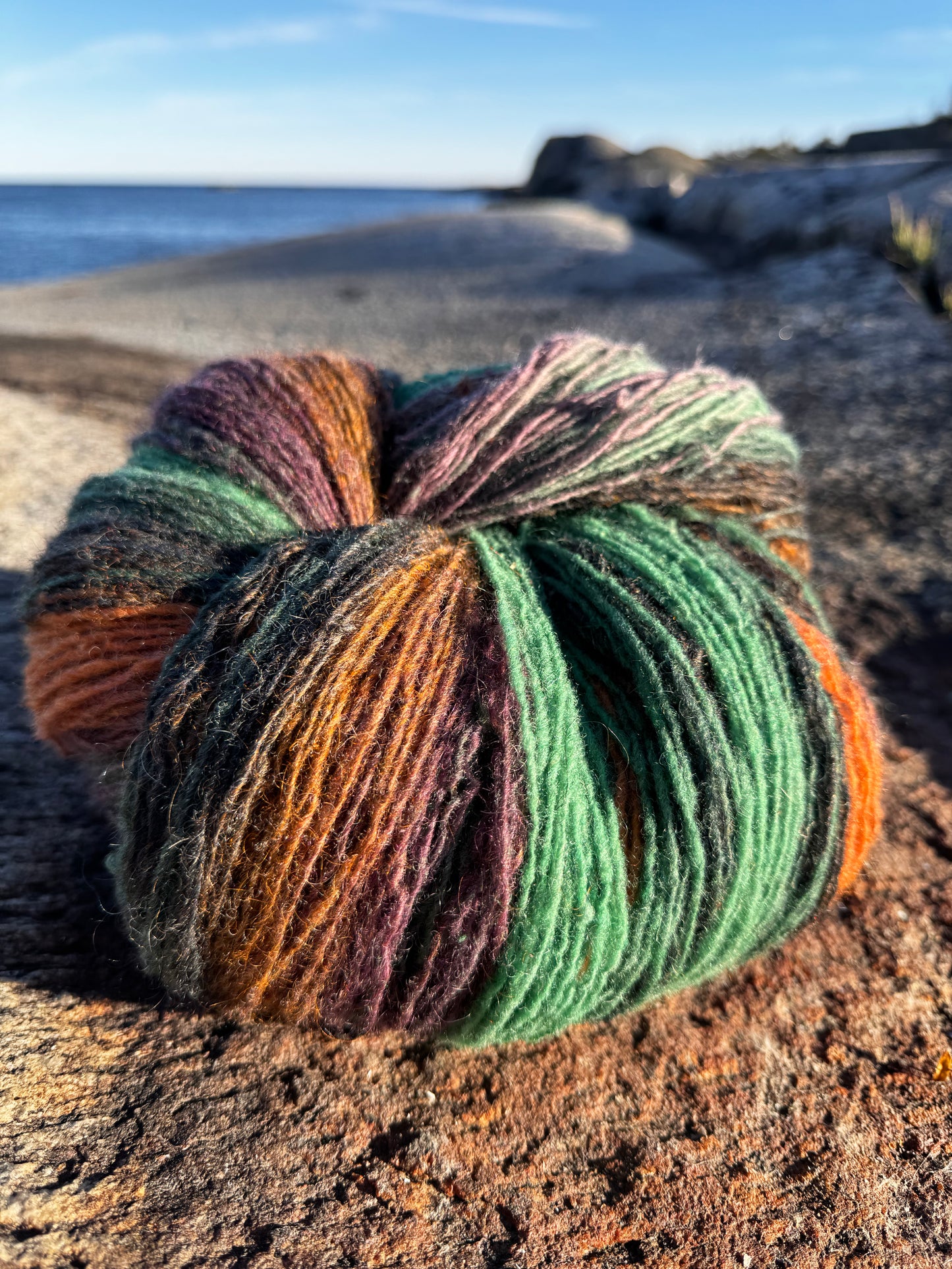 garn med fargeskift, multicolor