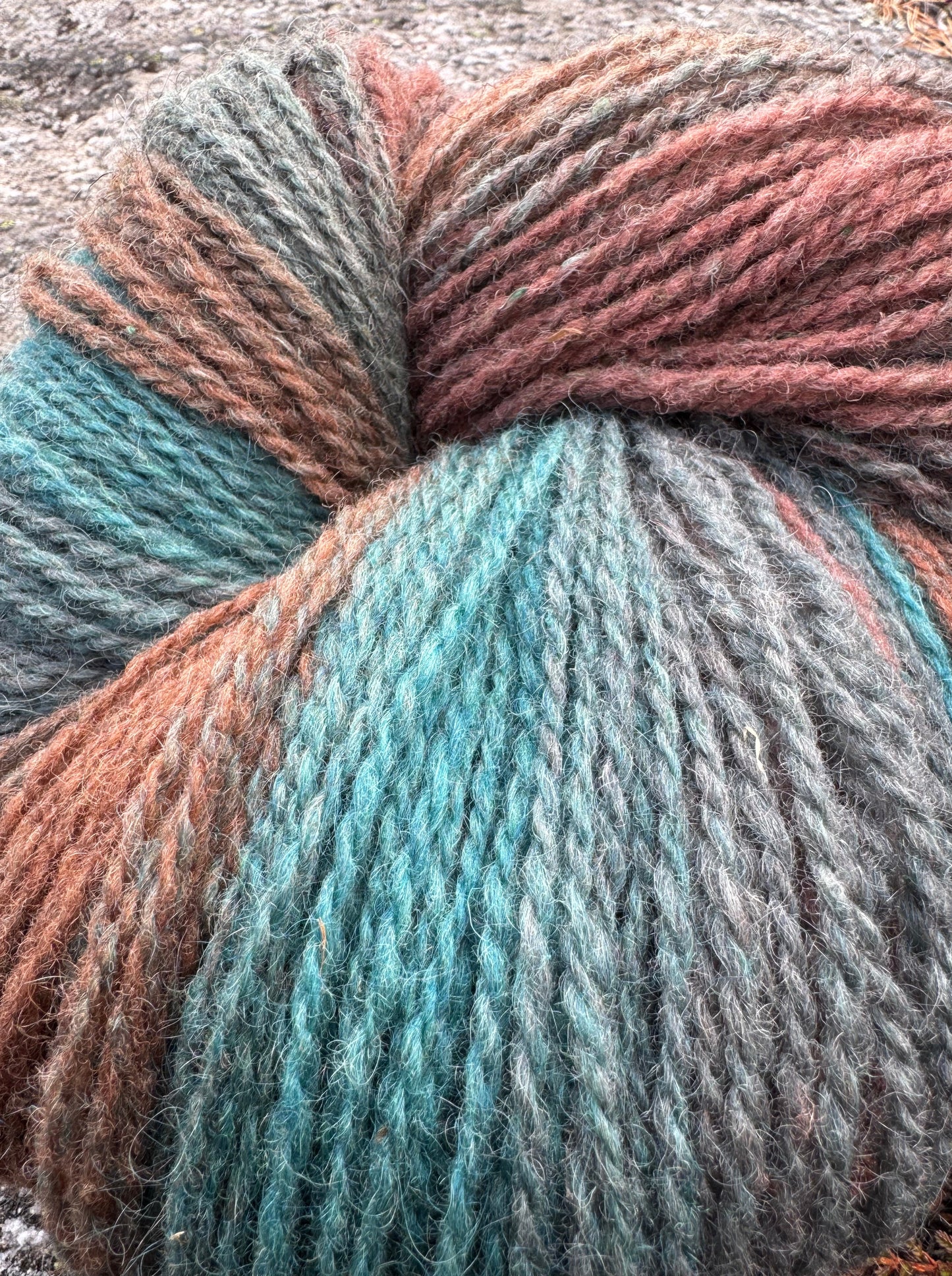 flerfarget merino ull nærbilde av fiber