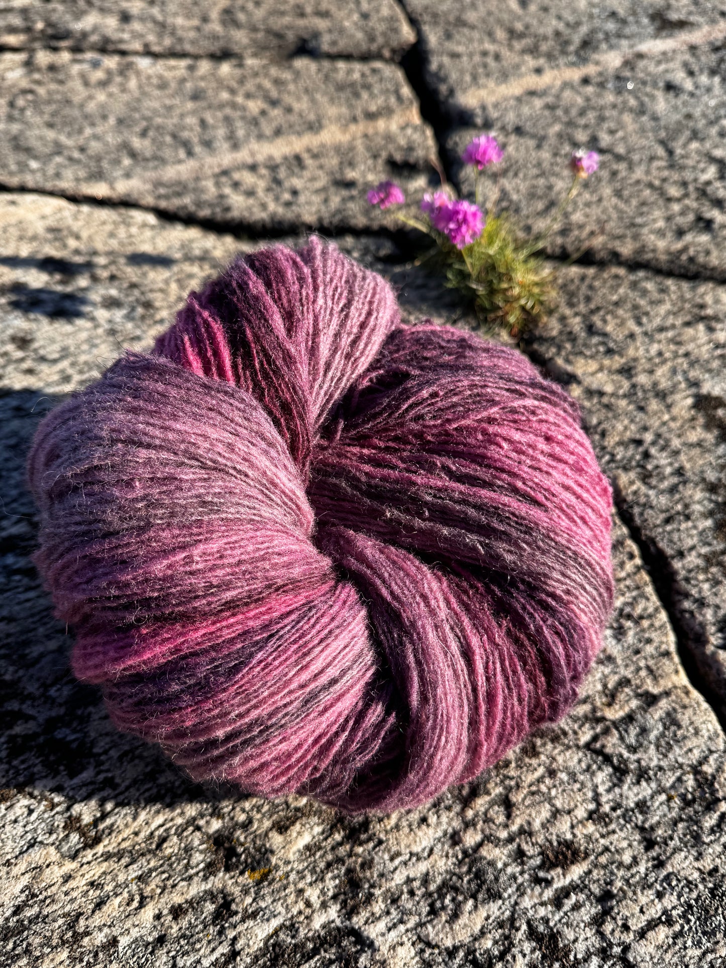 flerfarget garn, naturfarger