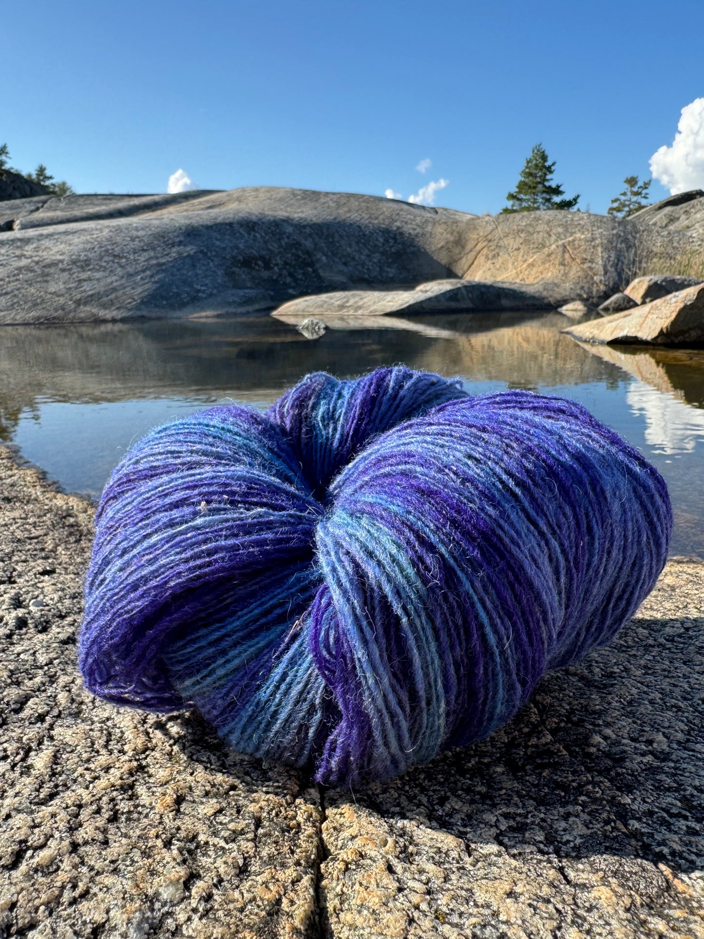 Flerfarget merinoull 6/1 - 1