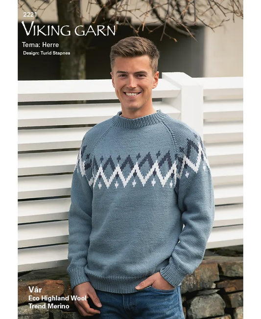 Viking garn - Hefte 2221 Tema: Herre