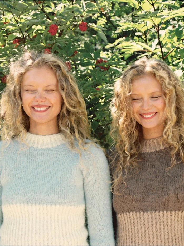 Sandnes garn - Vollan sweater med trompet ermer, oppskrift