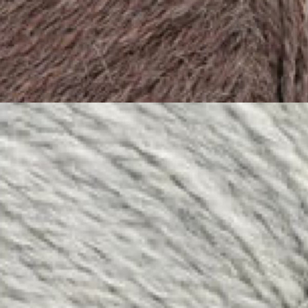 Sandnes garn - Marius herregenser, garnpakke, Mini alpakka, lys gråmelert (1032)