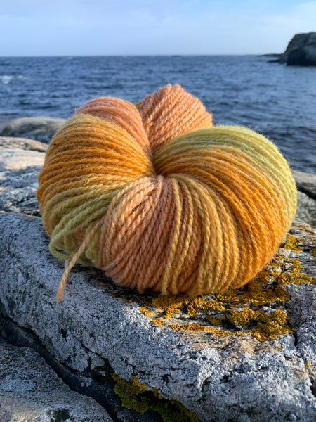 Flerfarget merinoull 7/2