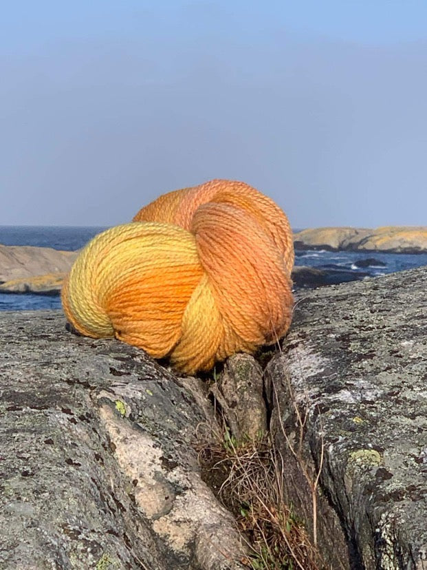 Flerfarget merinoull 7/2