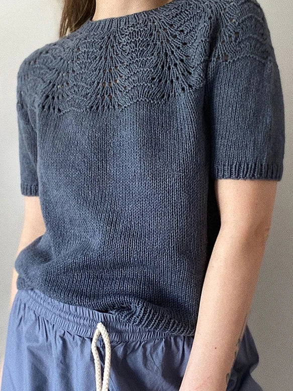 Le knit - Peacock tee, Garnpakke, flere farger