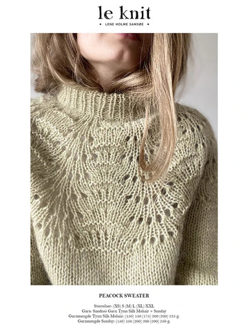 Sandnes garn - Peacock sweater - oppskrift