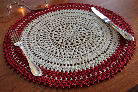 Solberg spinderi - Rund spisebrikke, oppskrift