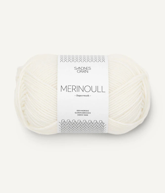 Merino merinoull Sandnesgarn hvit 1001
